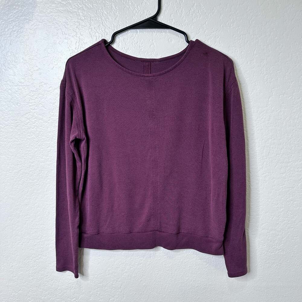 Maroon Burgundy Women’s Long Sleeve Crewneck Sweater - XS/S